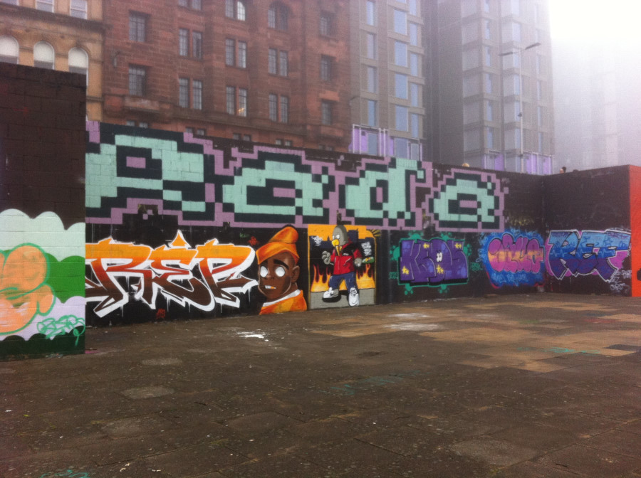 Clydeside Legal Graffiti Wall